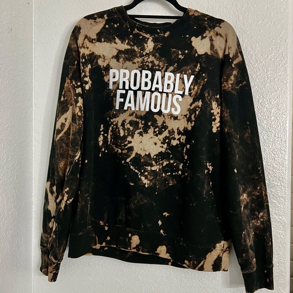 One of a Kind Splatter Tye Dye with black base size Medium - Picture 3 of 11